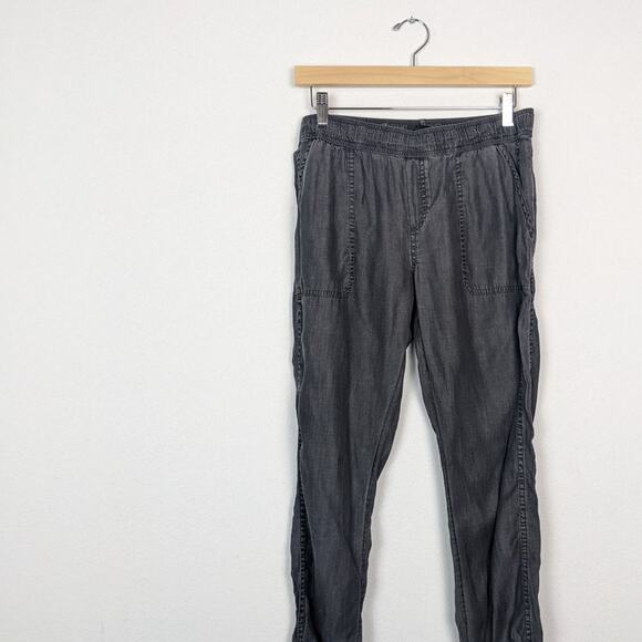 Prana Grey Wash Tencel Denim Pull On Jogger Pants Size S - Picture 3 of 9